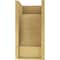 Ekena Millwork 9"W x 9"D x 18"H Wide Newport Rough Cedar Woodgrain TimberThane Corbel, Primed Tan CORUR09X09X18NEWRCPR - alternate 4